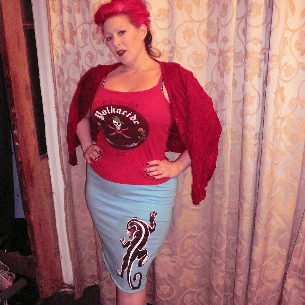 MODE MERR PANTHER PENCIL SKIRT SIZE LARGE